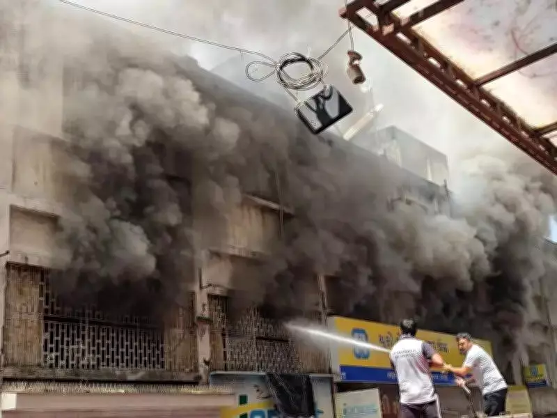 Major Fire at Bharuch's UCO Bank Branch Destroys Documents, Lockers Saved