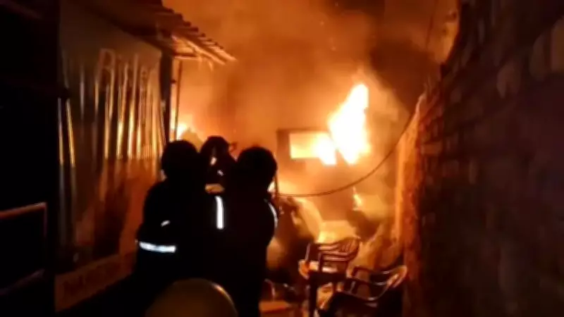 Major Fire at Ghaziabad Police Station Destroys Over 30 Vehicles, Including Ambulances