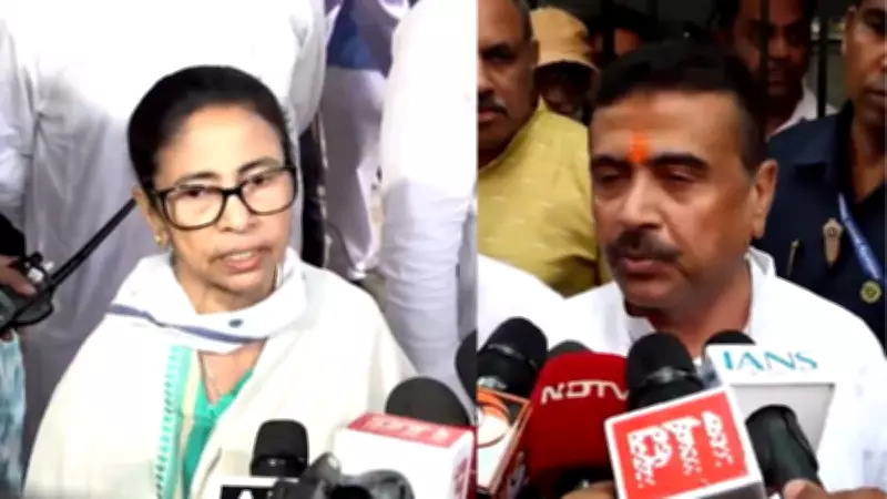 Mamata Accuses BJP of Rigging Election; Adhikari Hits Back