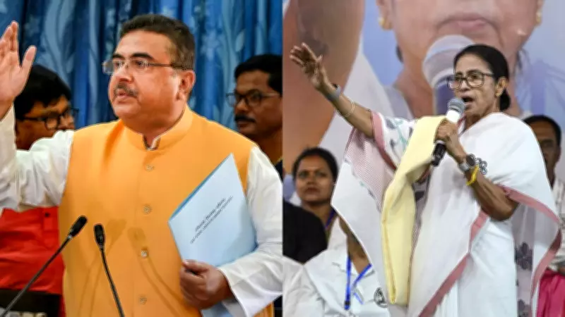 Mamata Banerjee Accuses BJP of Disrupting Rally; Adhikari Fires Back