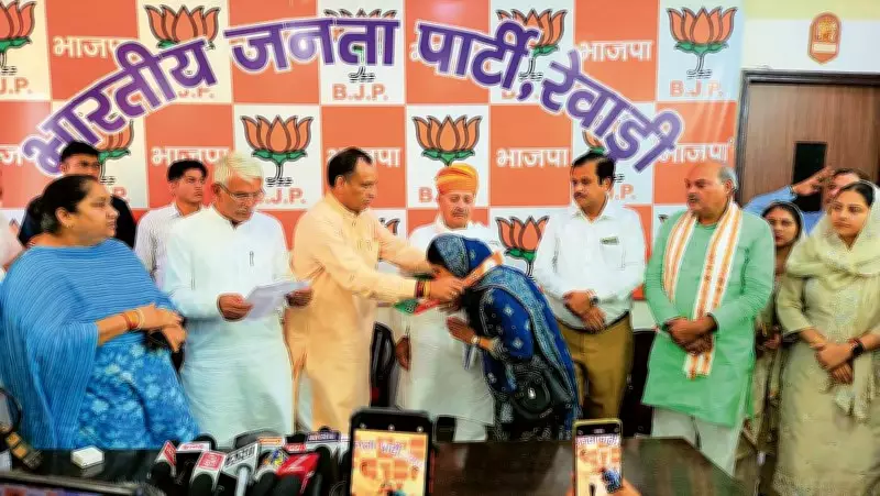 Manesar Mayor Joins BJP Ahead of Municipal Elections