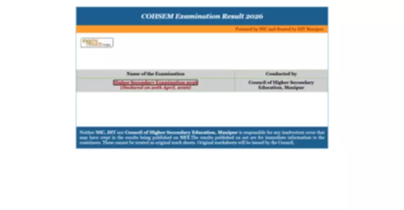 Manipur Board HSE Class 12 Result 2026 Declared, Website Faces Traffic Issues