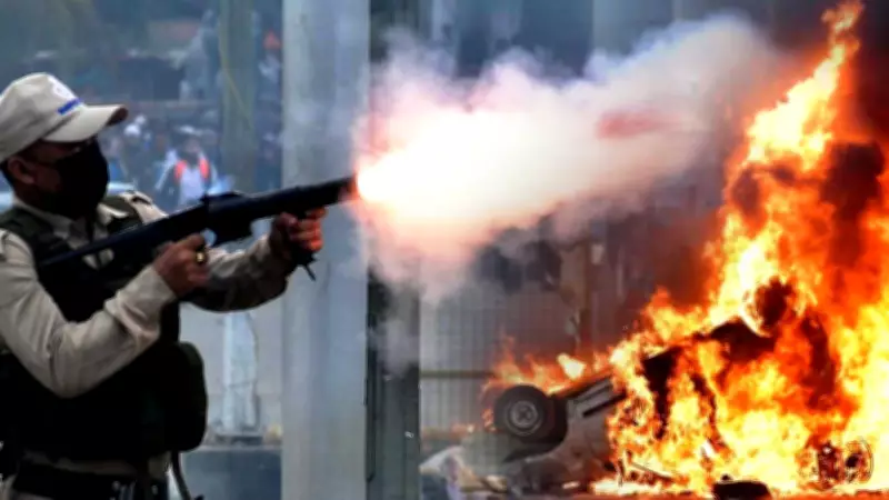 Manipur Erupts in Violence: Security Forces Fire Tear Gas on Protesters After Bomb Attack