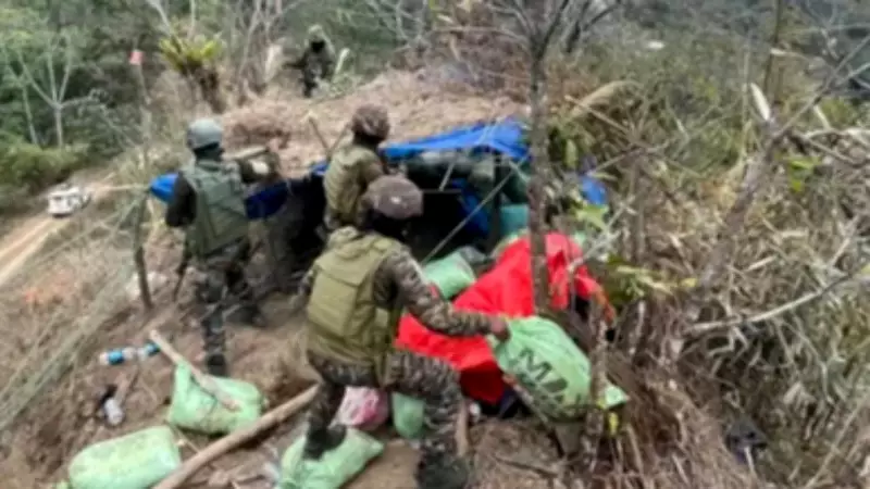 Manipur Security Forces Demolish 21 Illegal Bunkers, Seize 13 IEDs in Major Crackdown