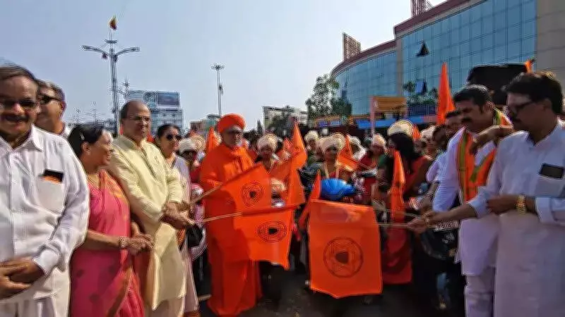 Massive Bike Rally in Belagavi Honors Basavanna's Birth Anniversary