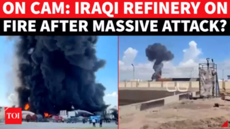 Massive Explosions Hit Kurdistan Oil Refinery Amid Rising Iran Tensions