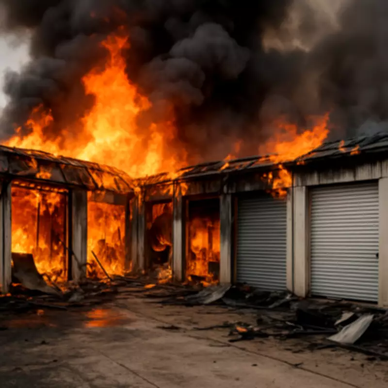 Massive Fire at LC Infra Storage Facility in Bijnor Destroys Equipment Worth Lakhs