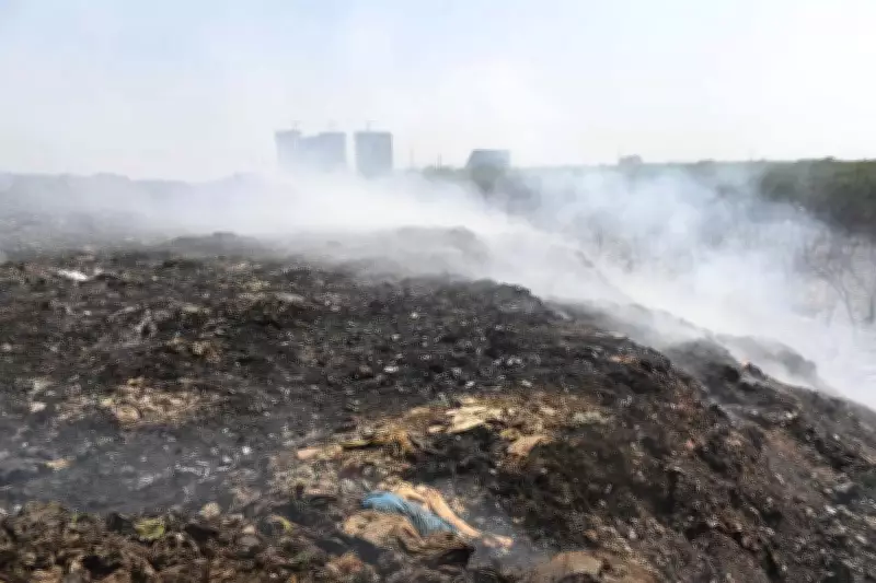 Massive Fire at Noida's Sector 145 Dumpsite Brought Under Control After Four Days
