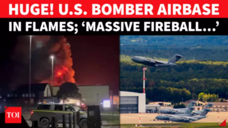 Massive Fire at RAF Fairford, US Bomber Base in UK, Under Control