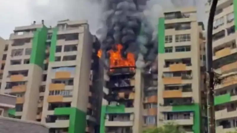 Massive Fire Breaks Out at Indirapuram Society, 10-12 Flats Gutted