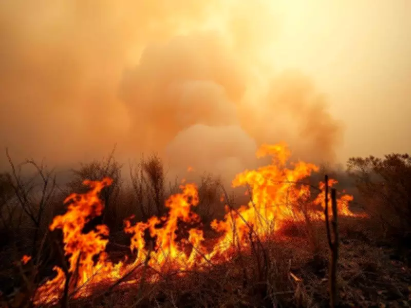 Massive Fire Destroys 300 Bighas of Wheat Crops in Gaya Village, Affects 200 Families