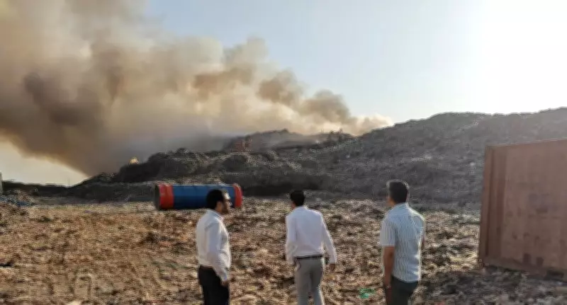 Massive Fire Engulfs Gurgaon's Bandhwari Landfill, Sparks Pollution Fears