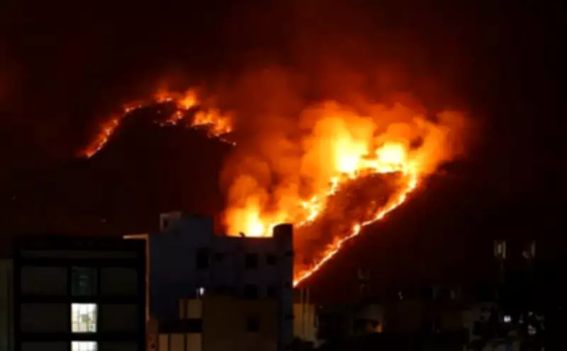 Massive Fire in Seshachalam Forests Near Tirupati Triggers Panic