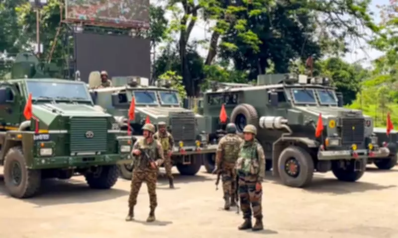 Massive Protests Erupt in Imphal Over Children's Killing, Clashes with Forces Reported