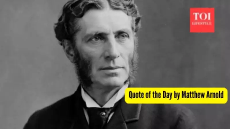 Matthew Arnold: Victorian Poet and Critic of Faith and Culture