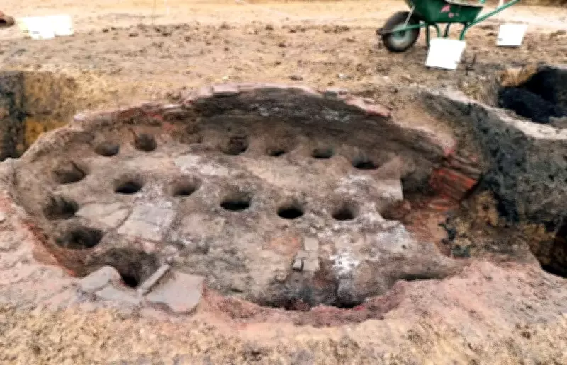 Medieval Kiln Discovered Under School Playground in Sutton, UK