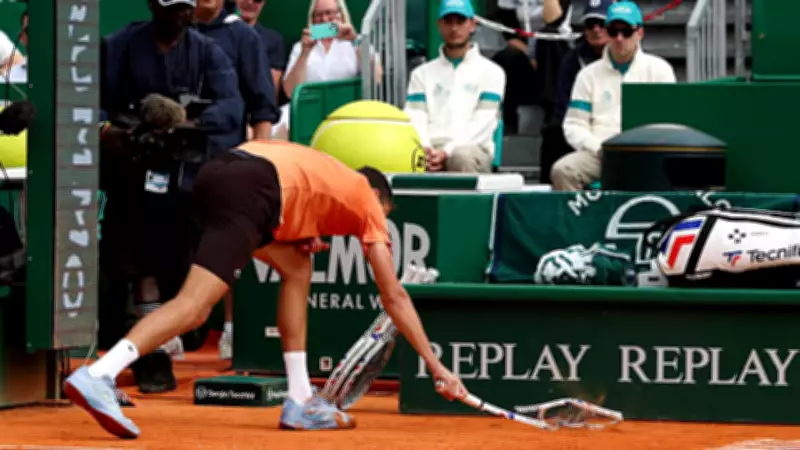 Medvedev's Racket-Smashing Meltdown Goes Viral After Monte-Carlo 'Double Bagel' Defeat