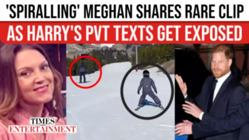 Meghan Markle Faces Backlash Over Ski Video Amid Prince Harry's Text Message Controversy