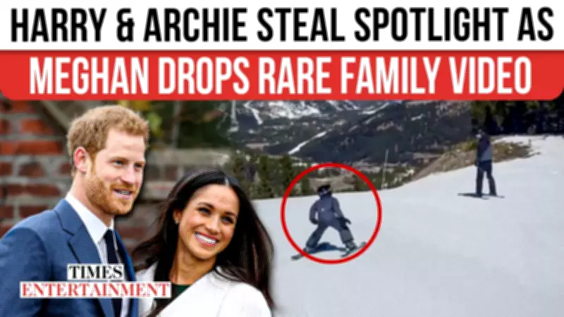 Meghan Markle Shares Rare Video of Archie Skiing, Prince Harry Amazed