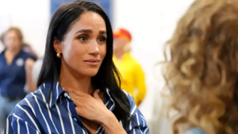 Meghan Markle's 'Death Glare' at Staffer During Australia Tour Goes Viral