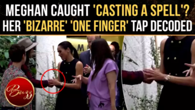 Meghan Markle's Finger Tap Sparks 'Spell Caster' Theories After Australia Visit