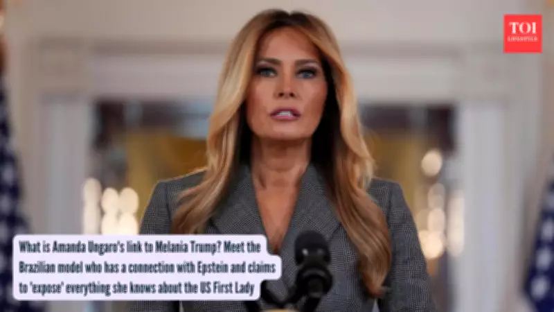 Melania Trump Denies Epstein Links Amid Claims by Brazilian Model Amanda Ungaro
