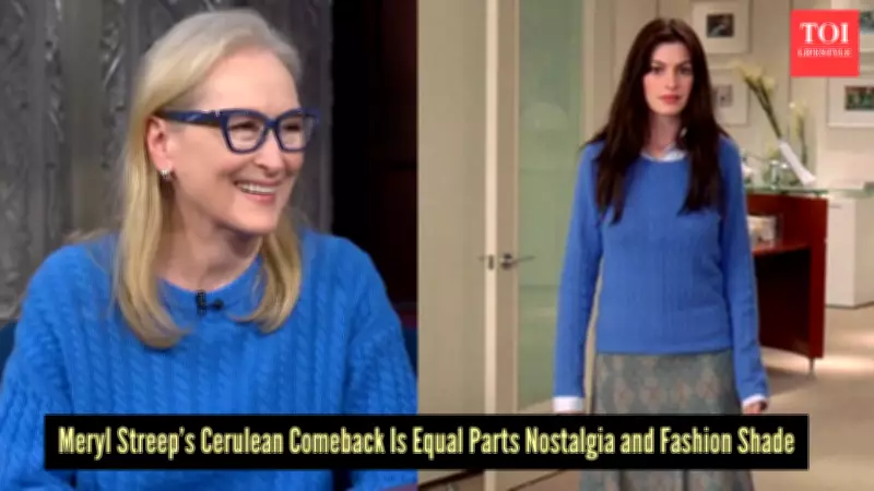 Meryl Streep's Cerulean Sweater Sparks Devil Wears Prada Nostalgia
