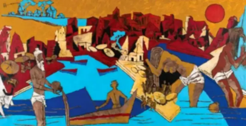MF Husain's 'Untitled (Benares)' Sells for Rs 15.6 Crore at Saffronart Auction