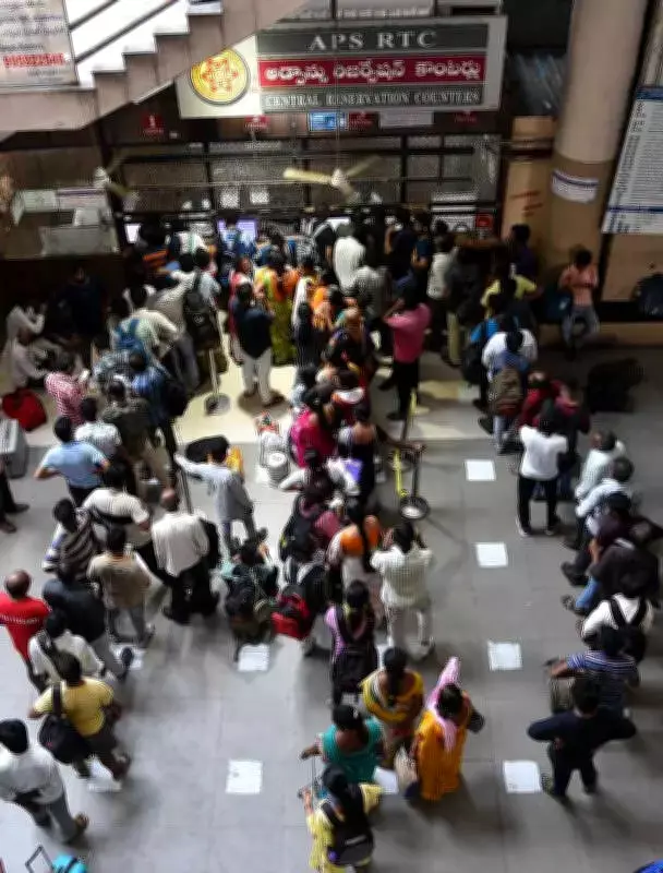 Minor Fire at Vijayawada Bus Stand Caused by Short Circuit, No Injuries