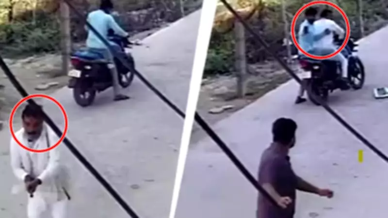 Mirzapur Lawyer Murder: CCTV Shows Killers' Panic as Bike Stalls During Escape
