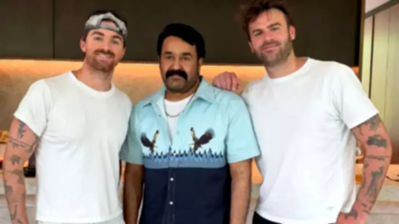 Mohanlal Meets The Chainsmokers: Unexpected Celebrity Duo Sparks Excitement