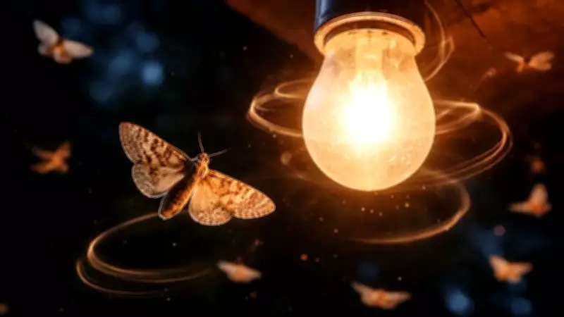 Moths Aren't Drawn to Light, They're Disoriented by It, Study Reveals