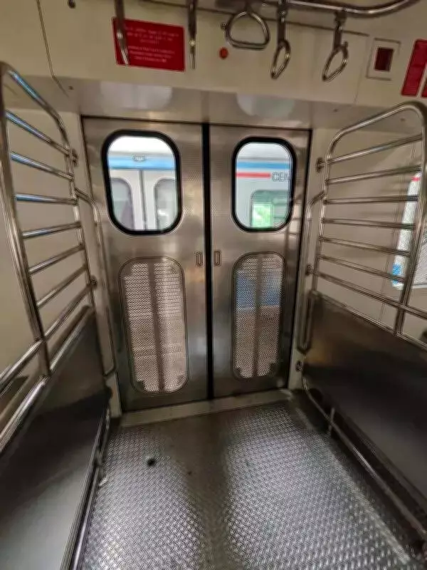 Mumbai Gets India's First Non-AC Suburban Train With Automatic Sliding Doors