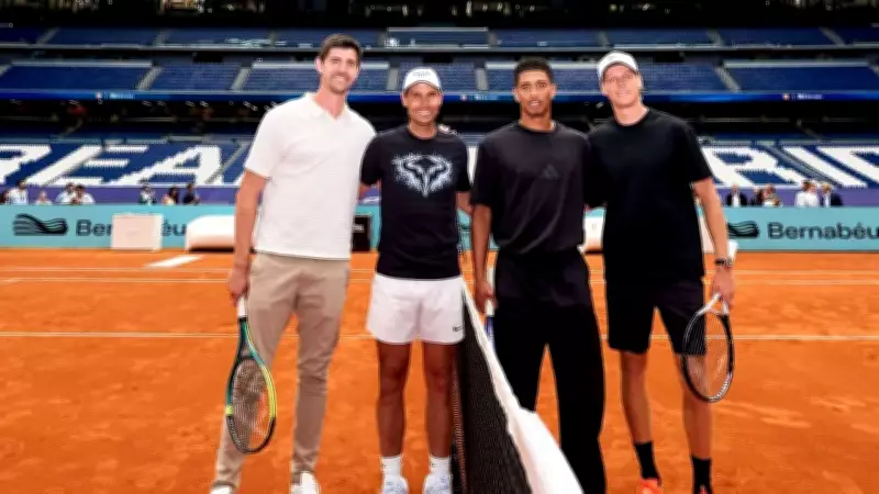 Nadal and Sinner Team Up with Real Madrid Stars at Bernabeu Exhibition