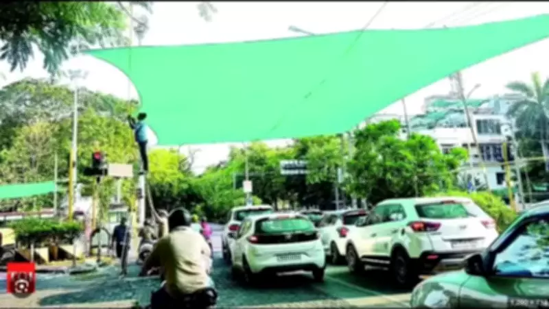 Nagpur Revives Heat Mitigation Plan with Green Shade Nets at Traffic Junctions