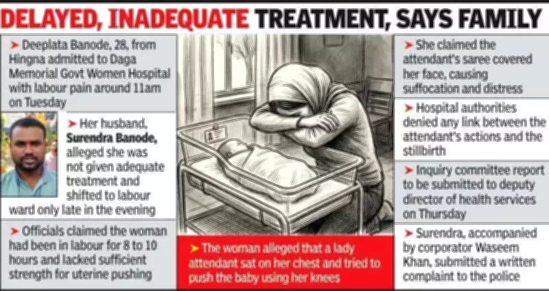 Nagpur Woman Alleges Medical Negligence After Stillbirth at Govt Hospital