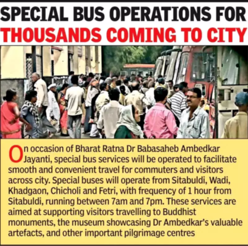 Nagpur's Deekshabhoomi Prepares for Grand Dr. Ambedkar Birth Anniversary Celebrations