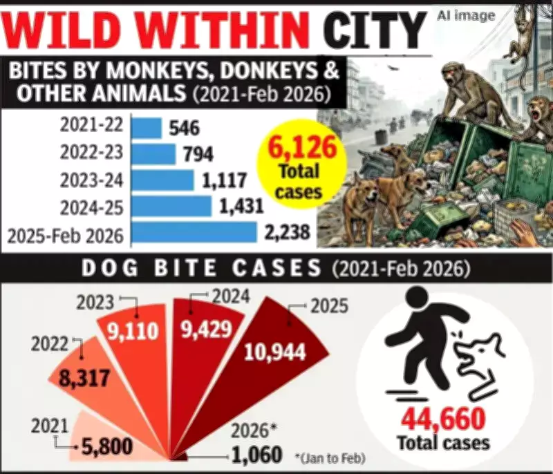 Nagpur's Rising Animal Bite Crisis: Over 6,000 Cases in 5 Years Signal Public Health Threat