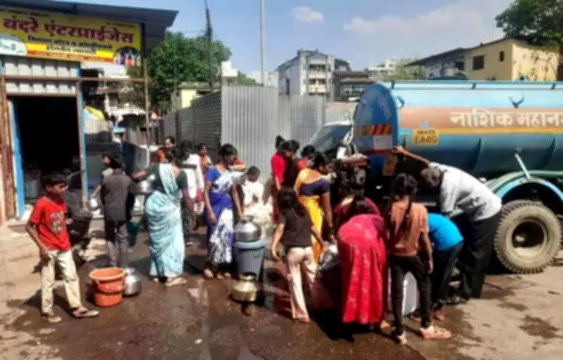 Nashik Water Crisis Enters Third Day, Residents Struggle as Supply Remains Disrupted