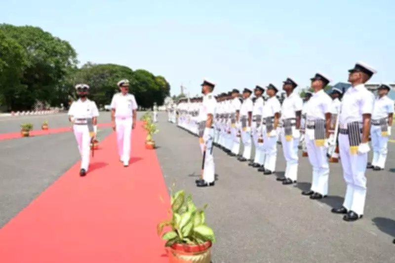 Navy Chief Admiral Dinesh K Tripathi Concludes Farewell Visit to Southern Naval Command in Kochi
