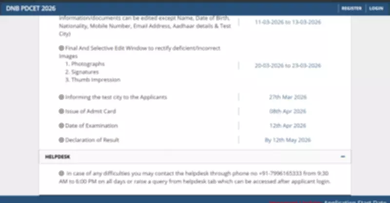 NBEMS Releases DNB PDCET 2026 Admit Card for April 12 Exam