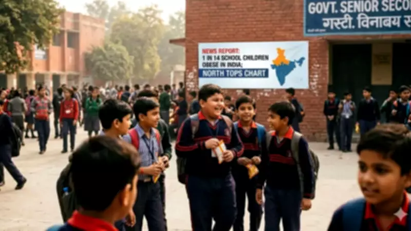 Nearly 7% of Indian school children obese, study finds rising trend