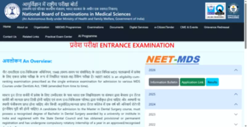 NEET MDS 2026 City Slip Released: Download Now for Exam Centre Details