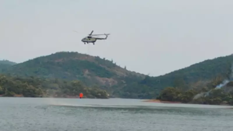 Nilgiris Forest Fire Rages On for 7 Days, IAF Deploys Helicopter