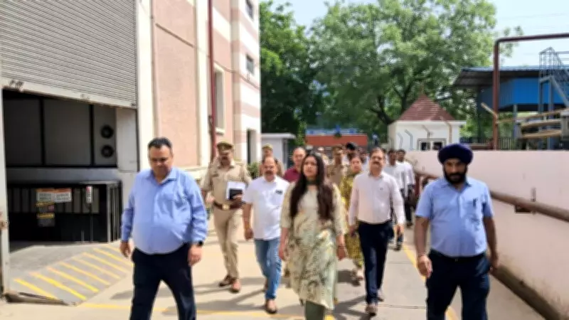 Noida DM Medha Roopam Visits JBJ Technology, Reviews Production and Welfare