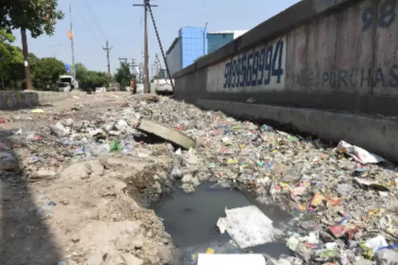 Noida Industrial Zone Faces Sanitation Crisis Amid Worker Protests and Civic Neglect
