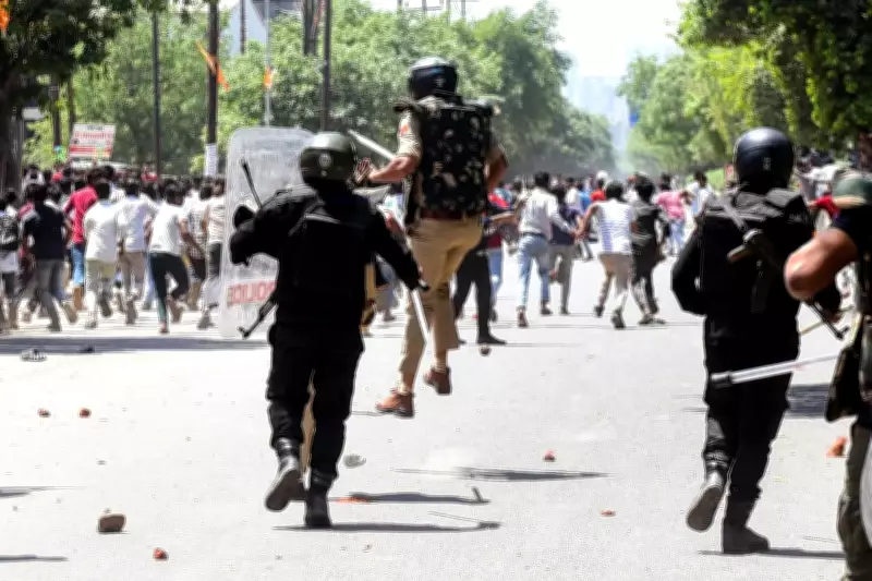 Noida Paralyzed by Violent Protests as Workers Demand Wage Hike Matching Haryana