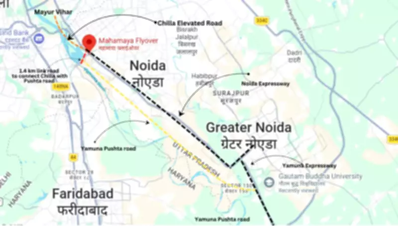 Noida Plans Major Road Expansion: 10-Lane Pushta Bypass to Link Delhi, Airport