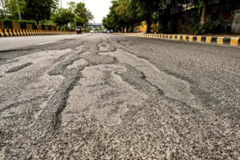 Noida Road Resurfacing Stalled Due to Bitumen Shortage Amid West Asia Conflict