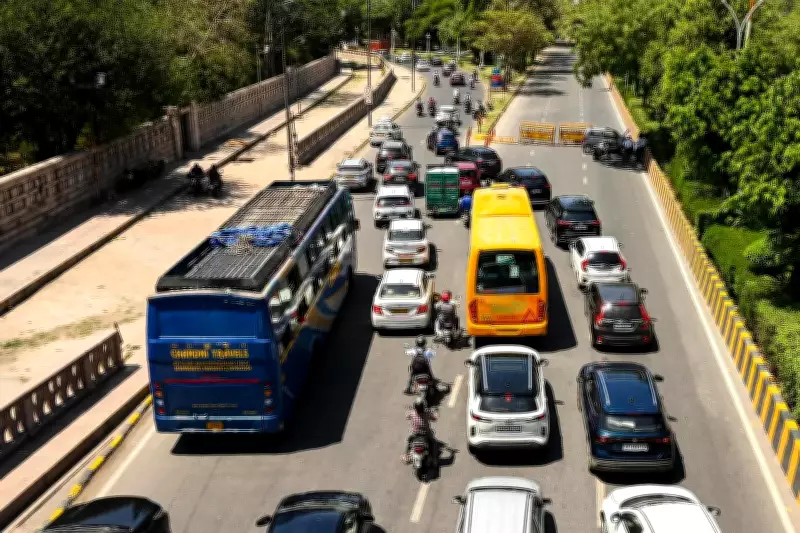 Noida Traffic Chaos: Labour Protest Cripples Roads, Disrupts School Transport